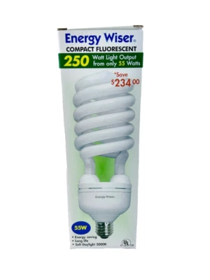 Energy Wiser Twist CFL Compact Fluorescent Soft Daylight 55W 3450 Lumens E26 - Image 1 of 4