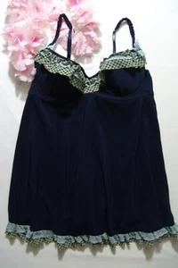 Victoria's Secret Babydoll-Schlupfkleid 36B mitternachtsblau Nachthemd Medium Vintage - 2009 - Bild 1 von 20