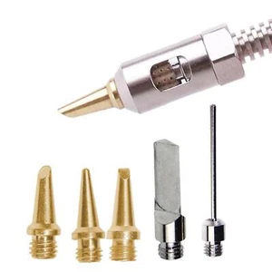 5 Pieces Metal Soldering Iron Tips Kit Replacement Soldering Tips Tools - Picture 1 of 7