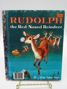 Rudolph the Red-Nosed Reindeer by Barbara Shook Hazen 1976 Little Golden Books - Picture 1 of 21