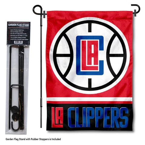 Los Angeles Clippers Garden Flag and Yard Stand Included Cover