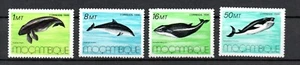 Mozambique 1986 set Whale/Dolphin//Wal/Delphin/Sea (Michel 1066/69) MNH - Picture 1 of 1