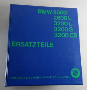 Parts Catalog/Spare Parts List BMW Baroque Angel 2600/3200 +3200 Cs Bertone V8 - Picture 1 of 12