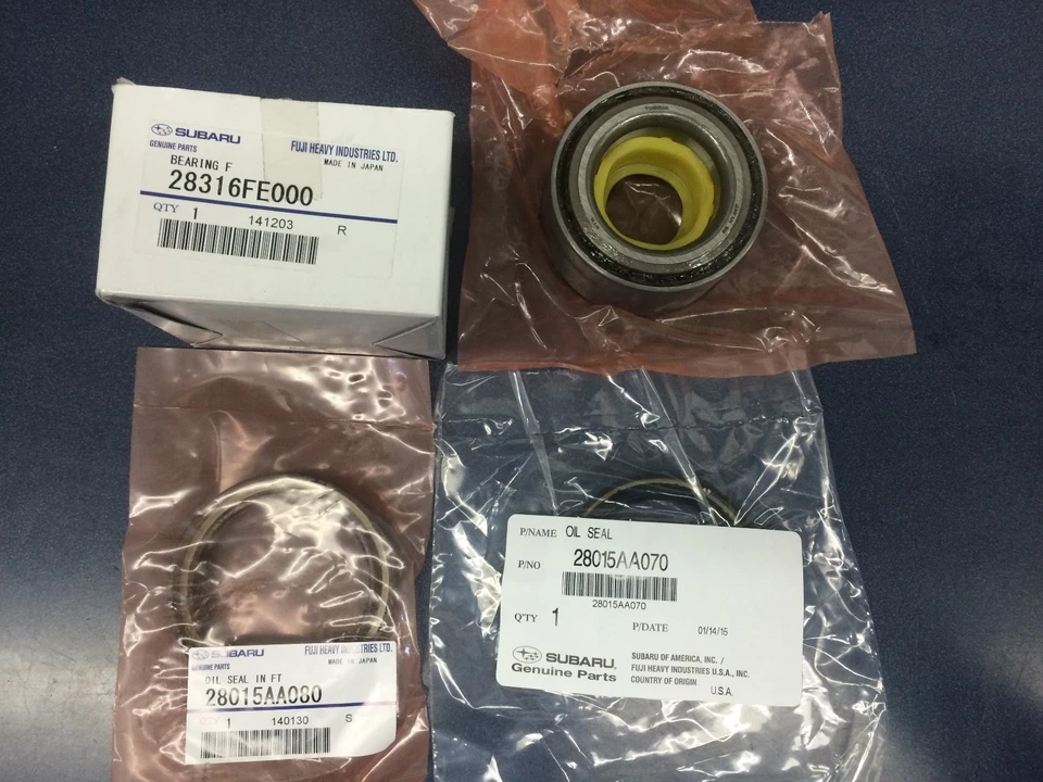 OEM Genuine Subaru Front Wheel Bearing Kit WRX Legacy Forester Outback Impreza - Image 1 of 2