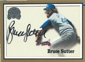 2000 Fleer Greats of the Game Bruce Sutter Autographed Card HOF - Picture 1 of 1
