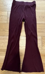 Nike Eggplant Ribbed Flair Pant Gr. M - Bild 1 von 7