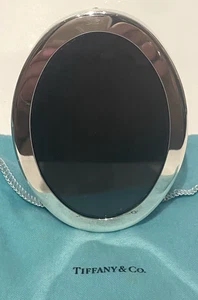 Tiffany & Co Sterlingsilber Oval Bilderrahmen 4"x3"☚☚Neu in Box mit Staubbeutel☚☚👀 - Bild 1 von 9