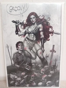 RED SONJA VS ARMY OF DARKNESS #1 POULAT VIRGIN VARIANT LTD 500 🔥🔥 - Picture 1 of 1