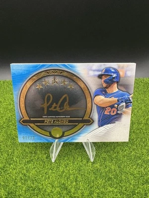 2021 Topps Five Star PETE ALONSO Golden Graphs Auto  03/20 NY Mets - Image 1 of 2