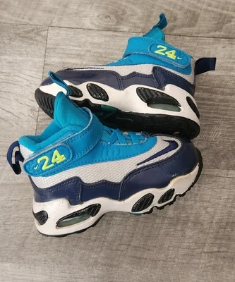 RARO Zapato Nike Air Max Griffey Max 1 TD Talla 6C Platino Medianoche 437354-003 Foto 1 de 4