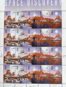 1998 Space Discovery full Sheet .32 X 20 MNH #3238 - Picture 1 of 1