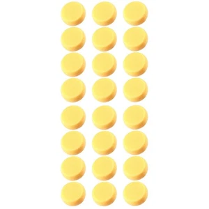 Juego de 2 esponjas de acuarela maquillaje redondo pintura amarilla para tiza - Imagen 1 de 12