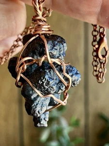 Prophecy Stone Wire Wrapped Pendant, Amulet , Necklace - Picture 1 of 8