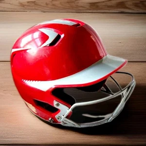 Batting Helmet - Easton Z5 Baseball Softball - Size 6 3/8" - 7 1/8" Red  - Picture 1 of 6
