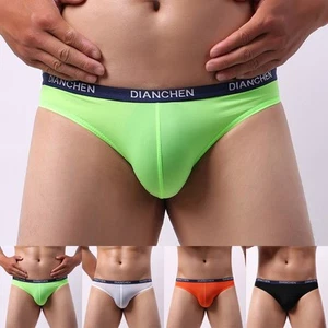 Men Sexy Brief Underwear Pouch Undies Panties Underpants Trunks Adults Boxer - Picture 1 of 54