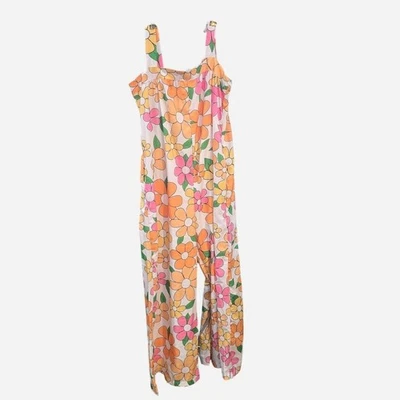 MUJER AÑOS 70 RETRO INSPIRADO FLOWER POWER MONO TALLA L Foto 1 de 3