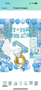 Last Toast on the Coast Bachelorette Deko - Bild 1 von 4