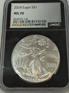 2024 Eagle S$1 MS70 NGC LOC A1 - Picture 1 of 2