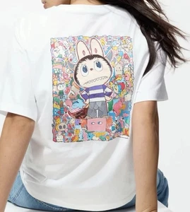 Uniqlo x POP MART UT Graphic T-Shirt THE MONSTERS LABUBU Weiß Gr. L Neu PSL - Bild 1 von 4