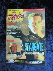 Flicks Magazine - Kurt Russell cover and feature, Stargate - Picture 1 of 6