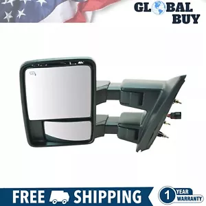 Driver Side Power Heated Towing Mirror without Mirror Cap For 2013-14 Ford - Picture 1 of 4