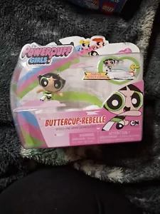 The Powerpuff Girls Buttercup Speed Line Vehicle Figure Spin Master Toy - Picture 1 of 3