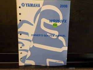 YAMAHA 2008 WR250FX OWNERS SERVICE MANUAL (Y232) - Picture 1 of 2