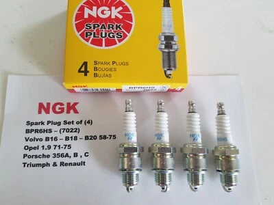 Juego de bujías NGK (4) Volvo B18,B20, 122, 142,144,145,164, 544,1800's Opel Foto 1 de 3