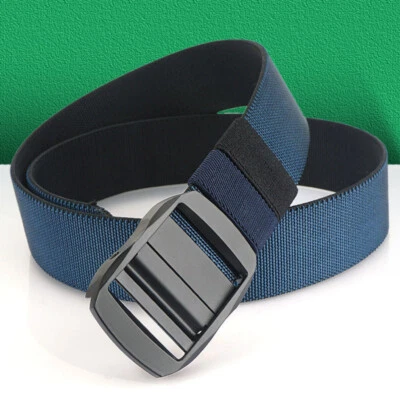 Men's Big and Tall Webbing Belt for Pants Reverse Buckle Scratchless Size 56 - Image 1 of 4