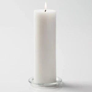 Candele a colonna 3" x 9" bianco/avorio - Foto 1 di 3