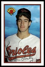 1989 Bowman Baseball Card Steve Finley Rookie Baltimore Orioles #15