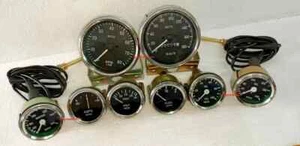 Smiths-52mm-Kit-Temp-Oil-Fuel-Oil Temp Volt +Amp +rpm+speedometer 85 mm - Foto 1 di 3