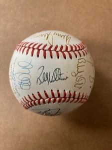 1991 Texas Rangers Team Signed Baseball(29sig)Nolan Ryan,Sierra,Witt,Valentine, - Picture 1 of 7