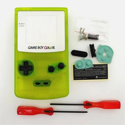 Estuche Carcasa Noctilucente Amarillo Transparente Luz Nocturna para Game Boy Color GBC Foto 1 de 4