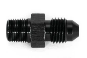 Adaptador roscado 1/8" NPT a Dash 4 / -4 AN / JIC 4 negro anodizado 7/16 - 20UNF - Imagen 1 de 3