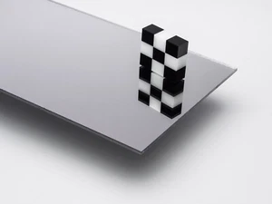 Acrylic Plexiglass Silver Mirror Plastic Sheet 1/8" Thick You Pick The Size - Picture 1 of 5