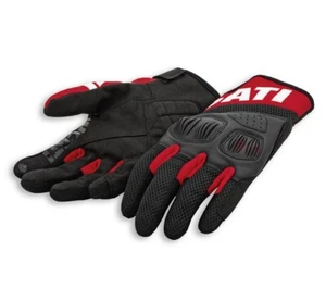 DUCATI Spidi Summer C3 Sommer Leder Textil Handschuhe Gloves schwarz NEU - Bild 1 von 2