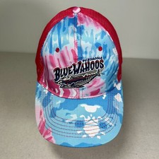 Pensacola Blue Wahoos Pink & Blue Baseball Cap Mesh Back Hook & Loop Closure Hat