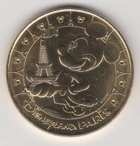 A 2017 TOKEN MEDAILLE MONNAIE DE PARIS -- 77 N° 34 DISNEYLAND DISNEY EIFFEL  - Picture 1 of 2