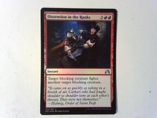 Foil Dissension in the Ranks	 Shadows over Innist- Magic the Gathering MTG - RED
