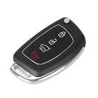 4 Button Replacement Remote Flip Key Case Shell For Hyundai Ix35 Santa Fe I30 F
