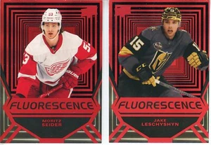 LOTTO A SCELTA U 2021-22 21-22 Upper Deck UD Serie 2 FLUORESCENZA ROSSO Insert card set - Foto 1 di 3