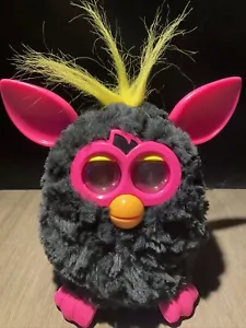 2012 Hasbro Furby Boom Interactive Talking Pet Pink Black &Yellow TESTED WORKS! - Picture 1 of 7