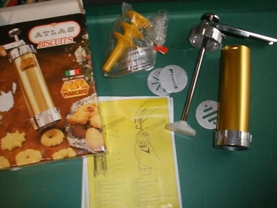 Prensa de galletas Marcato vintage Atlas Biscuits hecha en Italia (T83) Foto 1 de 4
