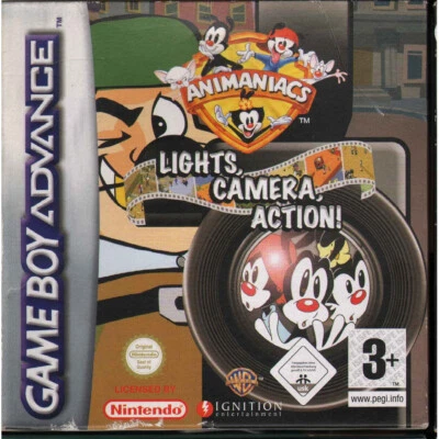 Animaniacs Lights Camera Action Videospiel Game Boy / Ignition Neu - Bild 1 von 2