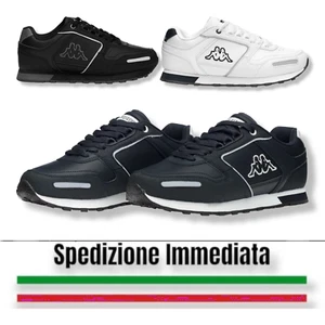 Scarpe uomo unisex sportive ginnastica basse sneakers logo Kappa Voghera casual - Foto 1 di 32
