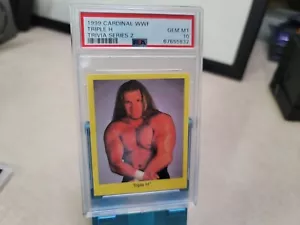 1999 Cardinal WWF TRIPLE H Trivia Series 2 PSA 10 T7994 - Picture 1 of 6