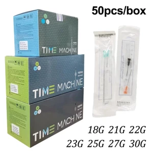 50 Stück Fabrik Einweg Kanüle mit stumpfer Spitze 22G 23G 25G 27G 18G 50Mm/70 stumpfe Flosse - Bild 1 von 6