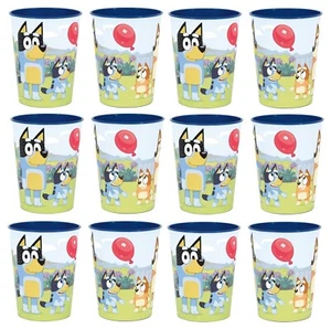 Bluey Dog Party Pack includes Plastic Reusable Favor Cups - 12 Count - Picture 1 of 4