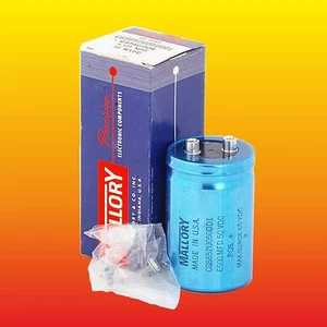 6500uF 50VDC MALLORY ELEKTROLYT ALUMINIUM KONDENSATOR CGS652U050DD1 - Bild 1 von 3